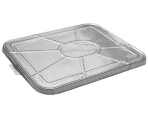 Deckel für Alu-Menüschalen Aluschalen mit 227 x 177 mm Größe 