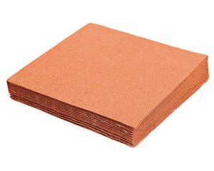 Servietten 24 x 24 cm 1/4 -Falz 2-lagig apricot 