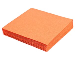 Servietten 24 x 24 cm 1/4 -Falz 2-lagig orange 