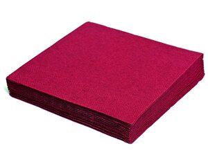 250x Servietten 33 x 33 cm 1/4 -Falz 2-lagig bordeaux