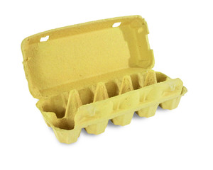 VEPATIM 154 Eierverpackungen für 10 Eier uni gelb . für S M L