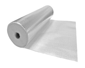 VEPATIM 2 Rollen ALU-TOP Luftpolsterfolie 120cm x 25m PET mit ALU metallisiert 4-lagig 230my
