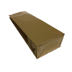 Preview: VEPATIM 100 Blockbodenbeutel Gold 80 + 50mm x 250mm 3-lagig