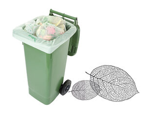 Preview: 10x BIOMAT kompostierbare Bioabfallbeutel 120L / 140L 88x130cm