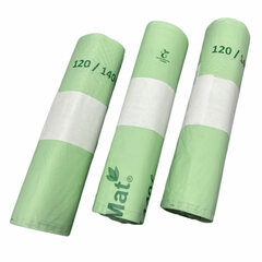 10x BIOMAT kompostierbare Bioabfallbeutel 120L / 140L 88x130cm