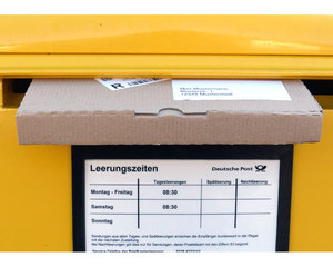 30 Warensendung Maxibrief Karton TESTSET DHL Briefkasten 3cm HÖHE DIN A4 A5 NEU