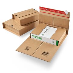 ColomPac Universal-Versandverpackung 280 x 185 x -85mm Extra Stabil mit Selbstklebeverschluss & Aufreißfaden