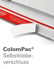 Preview: ColomPac Fashionbox 240 x 250 x 100mm mit Selbstklebeverschluss & Aufreißfaden weiß