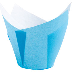 VEPATIM 200 Muffin-Tulip-Wraps Ø 50 x 85 mm hellblau 160x160 mm