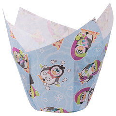 VEPATIM 480 Muffin-Tulip-Wraps Ø 50 x 85 mm Pinguin 160x160 mm