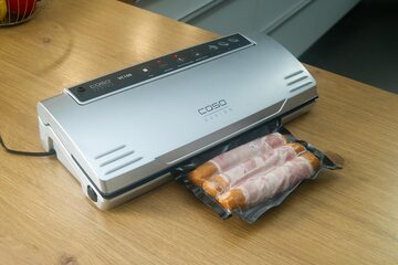 Preview: 2x Vakuumbeutel auf der Rolle PA/PE 200 x 6000 mm goffriert transparent 90 my 2 Rollen