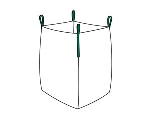 Preview: Big Bag 60x75x80cm Typ Stein SWL 1.000kg
