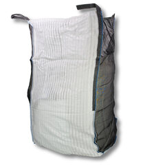 Preview: Big Bag 90x90x140cm Typ Holz belüftet 2-seitig Ventilationsstreifen + 2-seitig Netz