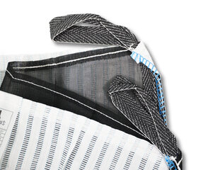 Preview: Big Bag 90x90x140cm Typ Holz belüftet 2-seitig Ventilationsstreifen + 2-seitig Netz