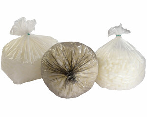 40x Müllsäcke Müllbeutel LDPE 70 L 630 x 850 mm 14 my weiss