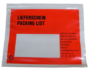 Dokumententaschen Begleitscheintaschen *Lieferschein* C5 235x175mm 