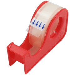 Klebefilm 12mmx10m hoch transparent mit Abroller