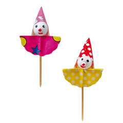 Deko-Picker "Clown" 8.5cm 