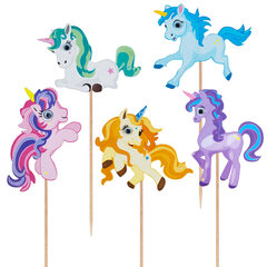 Deko-Picker "Einhorn" 15cm 