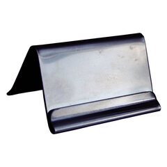 Tischkartenhalter "Visitenkarte" aus Edelstahl 6x4.5cm 