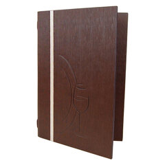 Speisekarte "Elegance" A4 braun 8 Seiten 