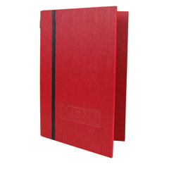 Speisekarte "Elegance" A5 rot 8 Seiten 