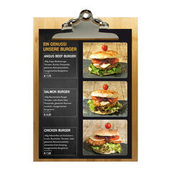 Preview: Klemmbrett aus Bambus A4 