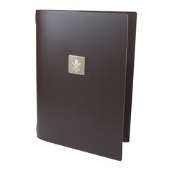 Speisekarte "FASHION" braun A4 