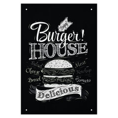 Preview: Wand-Kreidetafel ohne Rahmen schwarz 55x80cm 