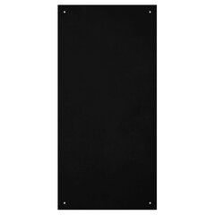 Preview: Wand-Kreidetafel ohne Rahmen schwarz 58x120cm 