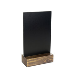 Tisch-Kreidetafel dunkelbraun A6 