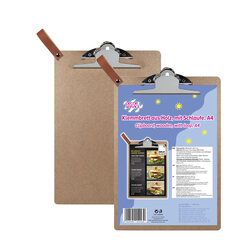 Klemmbrett aus Holz mit Schlaufe A4 