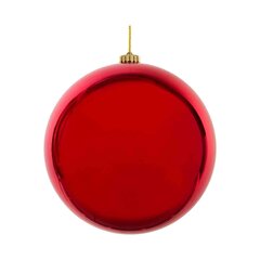 Weihnachtskugeln Christbaumkugeln XL aus Kunststoff rot Ø20cm 
