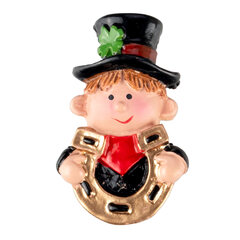 Glücksbringer "Rauchfangkehrer Schornsteinfeger + Hufeisen" ca. 4.4 cm 