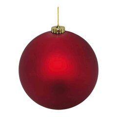 Weihnachtskugeln Christbaumkugeln XL aus Kunststoff rot matt Ø20cm 