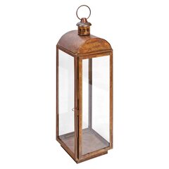 Laterne "Antike" aus Metall/Glas gold 55cm 