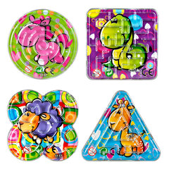 Ball-Labyrinth 8 versch. Motive 