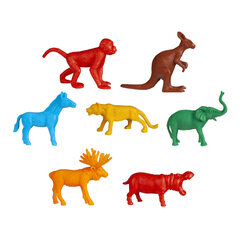 Wildtiere bunt ca. 6 cm 12 Motive 