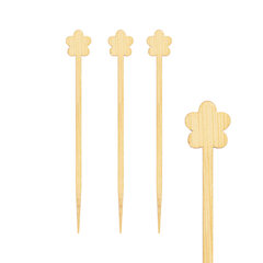 Picker "Blume" aus Bambus 9cm 