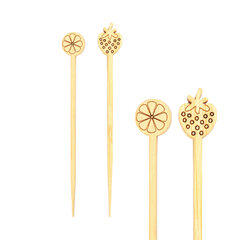 Picker "Früchte" aus Bambus 9cm 