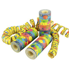 Preview: Luftschlangen Jumbo Ballon aus Papier schwer entflammbar 15m 