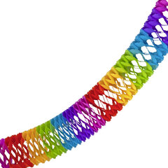 Girlande "Farbenspiel" aus Papier schwer entflammbar Ø17cm 3.6m 