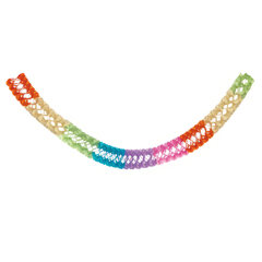 Girlande "Farbenspiel" aus Papier schwer entflammbar Ø17cm 10m 