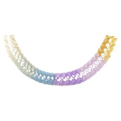 Girlande "Pastellfarben" aus Papier schwer entflammbar Ø17cm 10m 