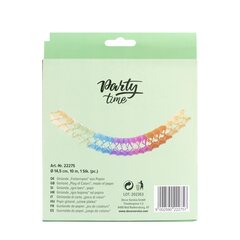 Preview: Girlande "Farbenspiel" aus Papier schwer entflammbar Ø14.5cm 10m 