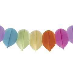 Preview: Ballon-Girlande "Farbenspiel" aus Papier schwer entflammbar 18x13.3cm 7.2m 