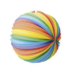 Lampion "Farbenspiel" aus Papier schwer entflammbar Ø25cm 