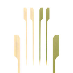 Fingerfood Spieße "Golf" aus Bambus 15cm 