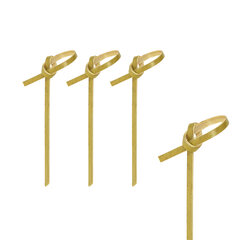 Fingerfood Spieße "Knoten" aus Bambus 6cm 