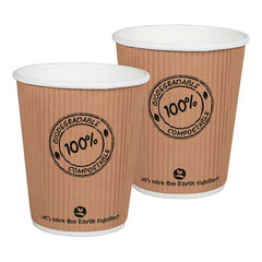 Preview: VEPATIM 25 Thermo Riffelbecher doppelwandig 200ml Ø8cm -10°C bis 100°C